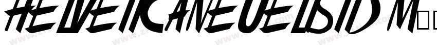Helveticaneueltstd M字体转换